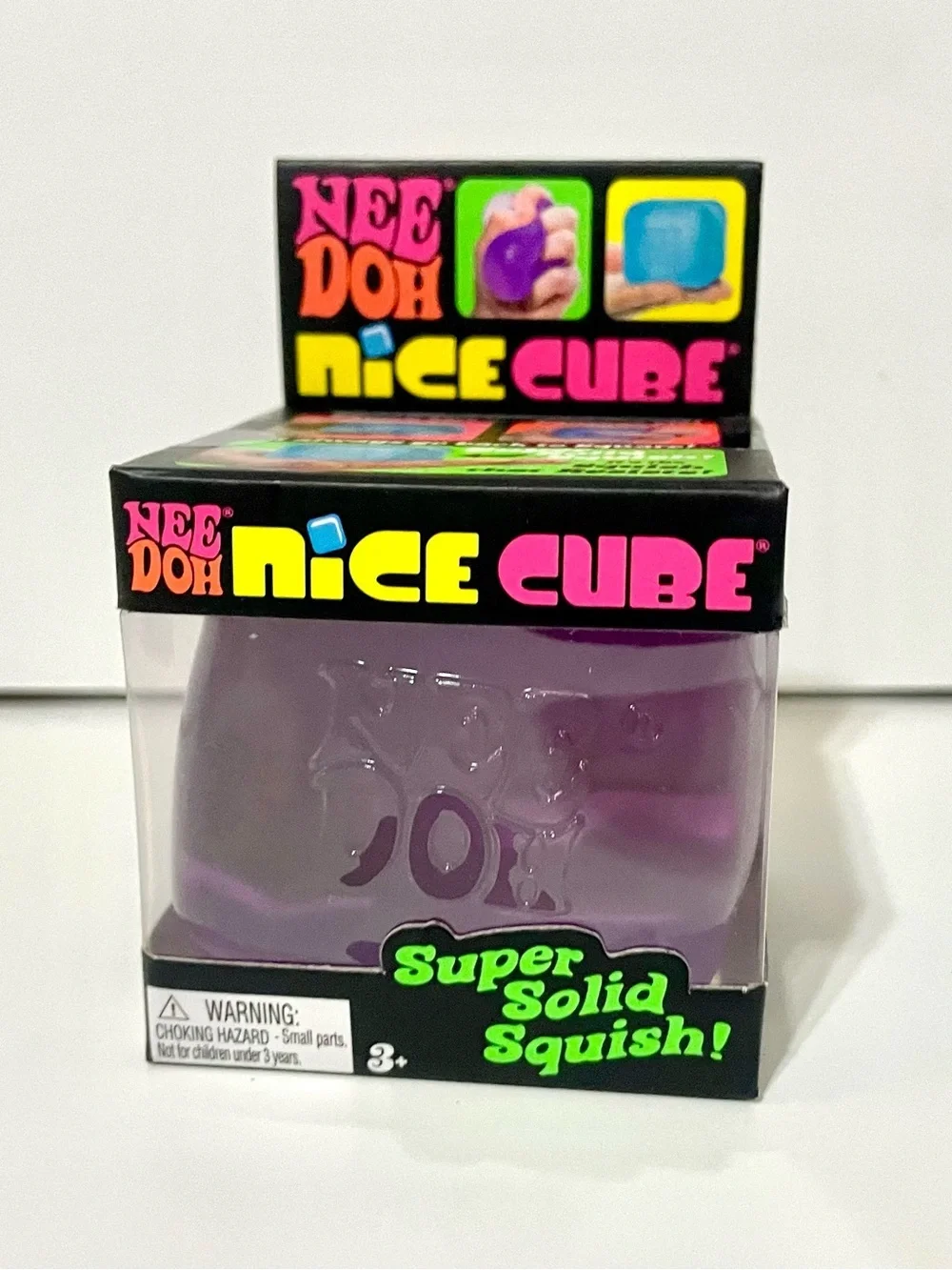 Nice Cube Purple Super Solid Squish Toy